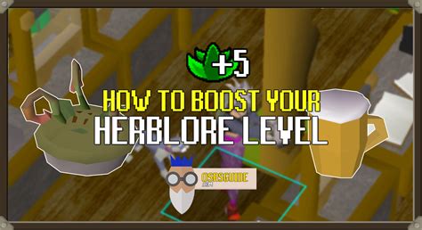 herblore boost osrs|how to increase herblore in osrs.